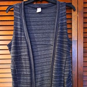 Candy Rain black striped large tank top vest